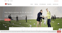 Desktop Screenshot of hjerta.se